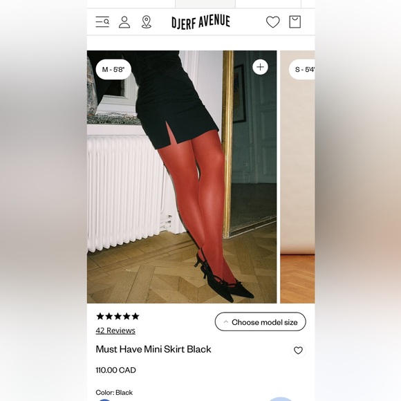 DJERF Avenue Must Have Mini Skirt - Picture 3 of 3